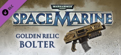 Warhammer 40,000: Space Marine - Golden Relic Bolter Cover