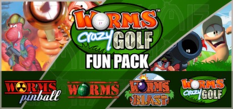 Worms Crazy Golf Fun Pack Cover