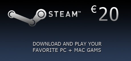 Steam Wallet Card 20 Euro Cover