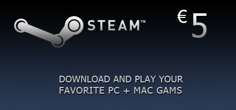Steam Wallet Card 5 Euro Cover