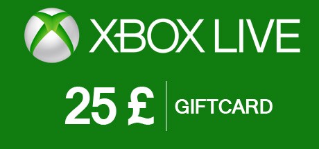 Xbox Live Guthabenkarte - 25 GBP Cover