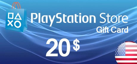 PSN Playstation Network Card 20 USD - US Cover