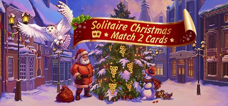 Solitaire Christmas. Match 2 Cards Cover