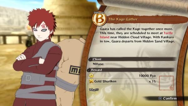 Naruto Shippuden: Ultimate Ninja Storm 4: Gaara's Tale Extra Scenario Pack Screenshot #1