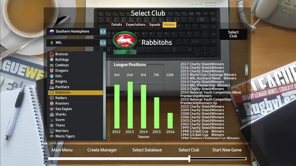 Rugby League Team Manager 2018 Screenshot #2