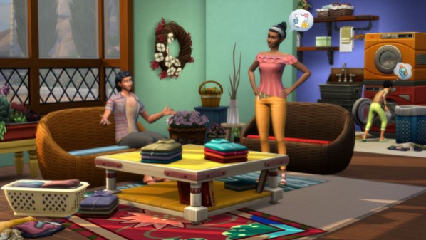 Die Sims 4: Waschtag-Accessoires Screenshot #3