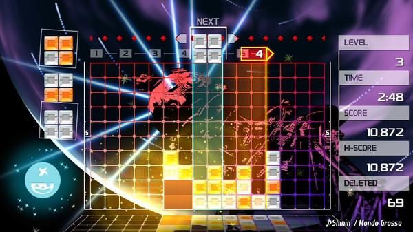Lumines Remastered Screenshot #1