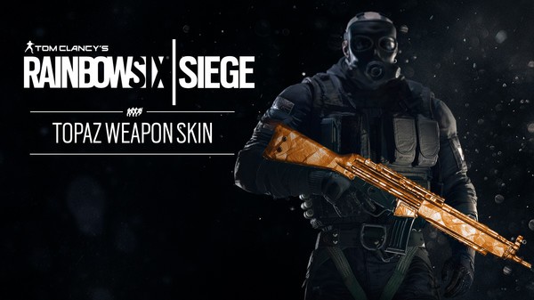 Tom Clancy's Rainbow Six Siege - Topaz Weapon Skin Screenshot #1