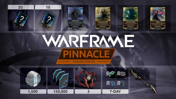 Warframe: Rage Pinnacle 4 Pack Screenshot #3