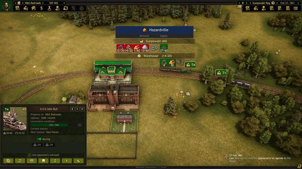 Railroad Corporation - Civil War Screenshot #3
