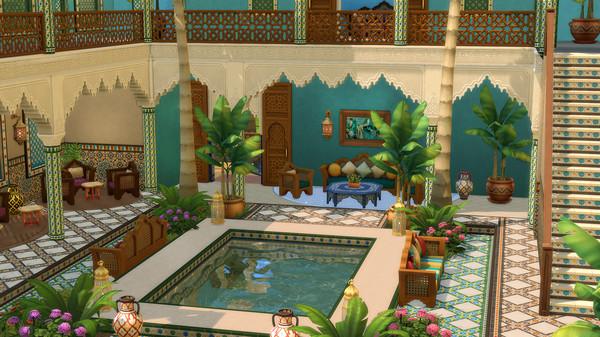 Die Sims 4: Innenhof-Oase-Set Screenshot #1