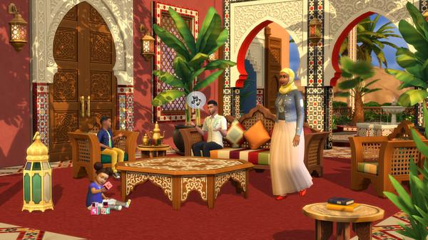 Die Sims 4: Innenhof-Oase-Set Screenshot #2