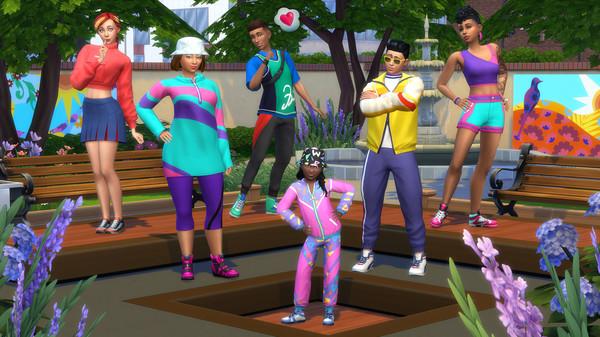 Die Sims 4: Retro Fit & Chic-Set Screenshot #2