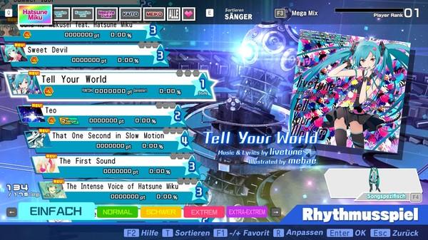 Hatsune Miku: Project DIVA Mega Mix+ Screenshot #3