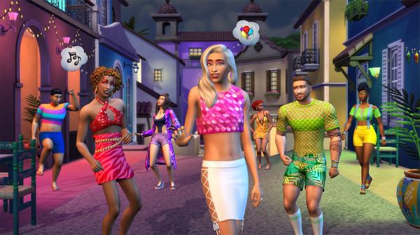 Die Sims 4 Karnevals-Streetwear-Set Screenshot #1