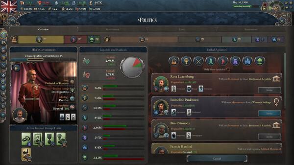 Victoria 3: Voice of the People Screenshot #1