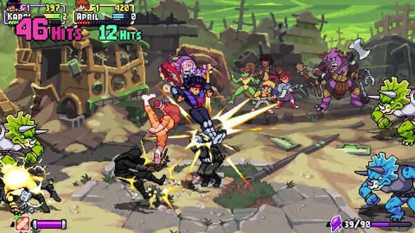 Teenage Mutant Ninja Turtles: Shredder's Revenge - Dimension Shellshock Screenshot #2