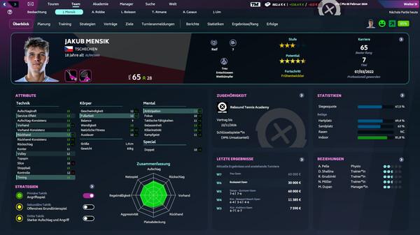 Tennis Manager 2024 Screenshot #1