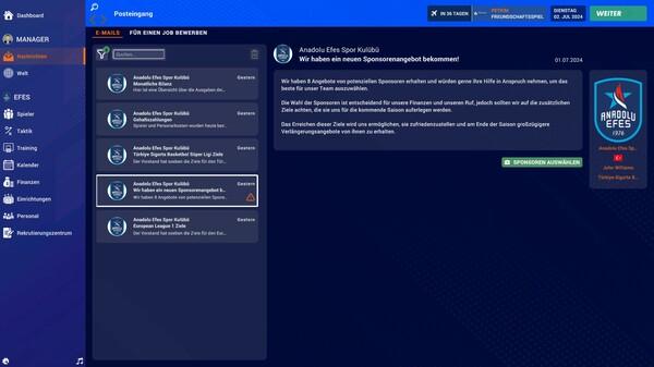 Pro Basketball Manager 2025 Screenshot #1