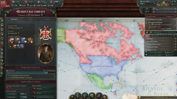 Victoria 3: Charters of Commerce Screenshot #2