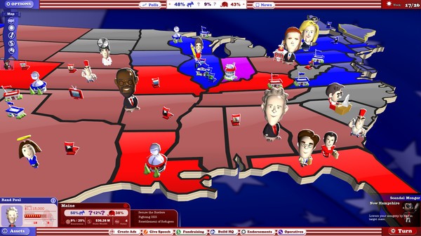 The Political Machine 2016 Screenshot #1