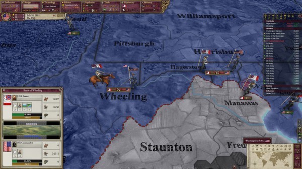 Victoria II: Songs of the Civil War Screenshot #1
