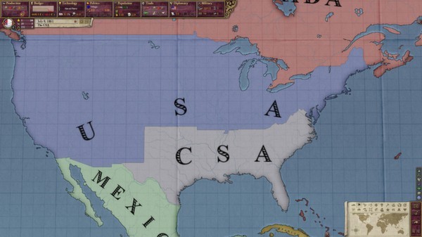 Victoria II: Songs of the Civil War Screenshot #2