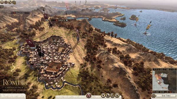 Total War: ROME II - Wrath of Sparta Campaign Pack Screenshot #1