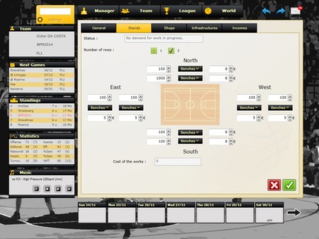 Basketball Pro Management 2014 Screenshot #2