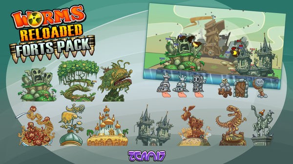 Worms Reloaded: Forts Pack Screenshot #1