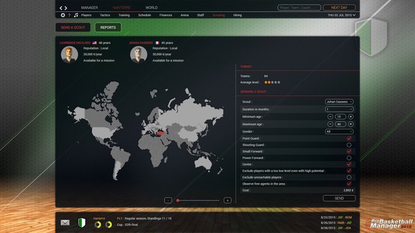 Pro Basketball Manager 2016 Screenshot #1