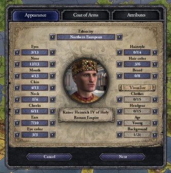 Crusader Kings II: Ruler Designer Screenshot #1