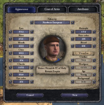 Crusader Kings II: Ruler Designer Screenshot #2