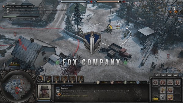Company of Heroes 2 - Ardennes Assault: Fox Company Rangers Screenshot #1