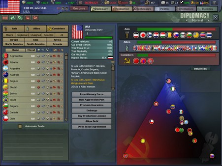 Hearts of Iron III Screenshot #2