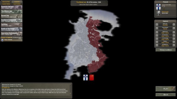 Hearts of Iron III: Their Finest Hour Screenshot #1