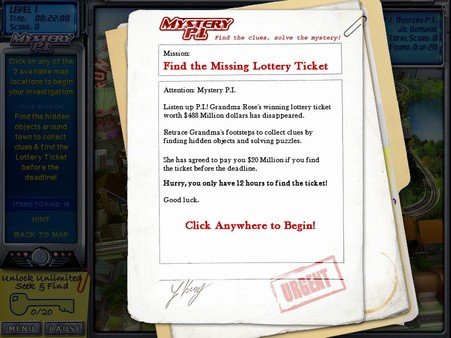 Mystery P.I. - The Lottery Ticket Screenshot #3