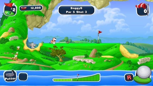 Worms Crazy Golf Screenshot #1