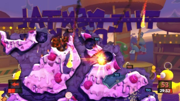 Worms Revolution: Funfair DLC Screenshot #1