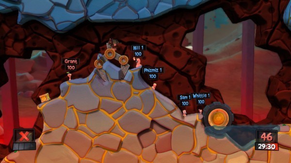 Worms Revolution - Mars Pack Screenshot #1