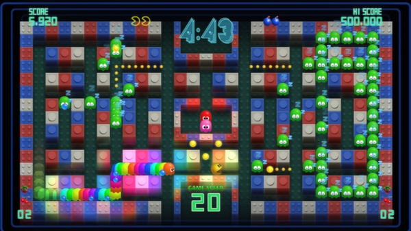 Pac-Man Championship Edition DX+: Big Eater Course Screenshot #1
