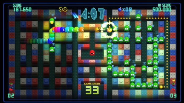 Pac-Man Championship Edition DX+: Big Eater Course Screenshot #2