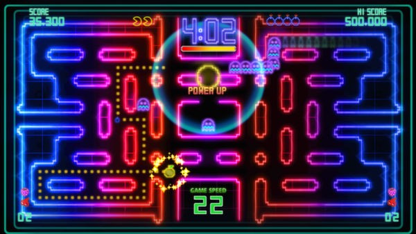 Pac-Man Championship Edition DX+: Championship III & Highway II Courses Screenshot #2
