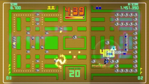 Pac-Man Championship Edition DX+: Rally-X Skin Screenshot #1