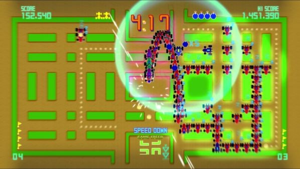 Pac-Man Championship Edition DX+: Rally-X Skin Screenshot #2