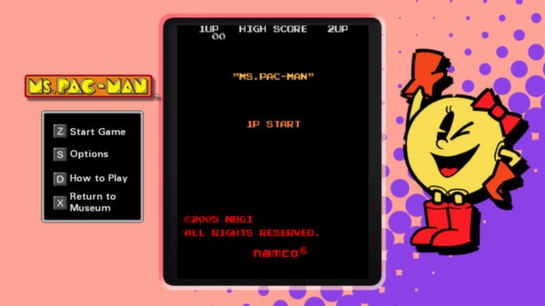 PAC-MAN MUSEUM: Ms. PAC-MAN Screenshot #3