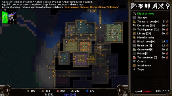 KeeperRL Screenshot #1