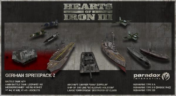 Hearts of Iron III DLC: German II Spritepack  Screenshot #1