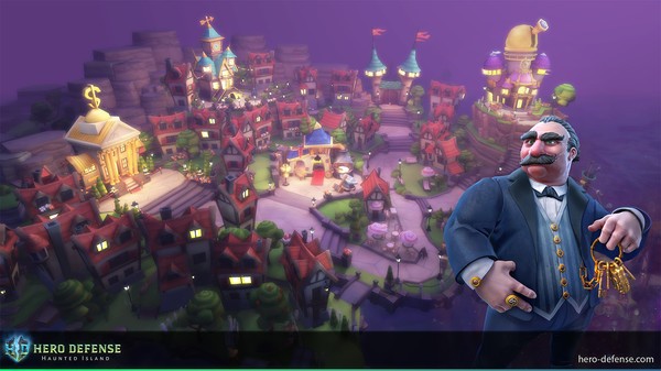 Hero Defense - Haunted Island Screenshot #2