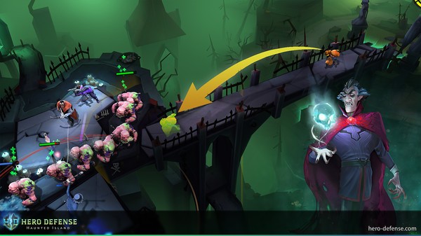 Hero Defense - Haunted Island Screenshot #3